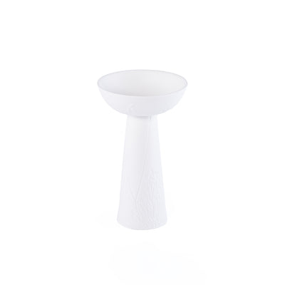 Mat White Ceramic Stand