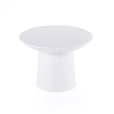 Mat White Ceramic Stand