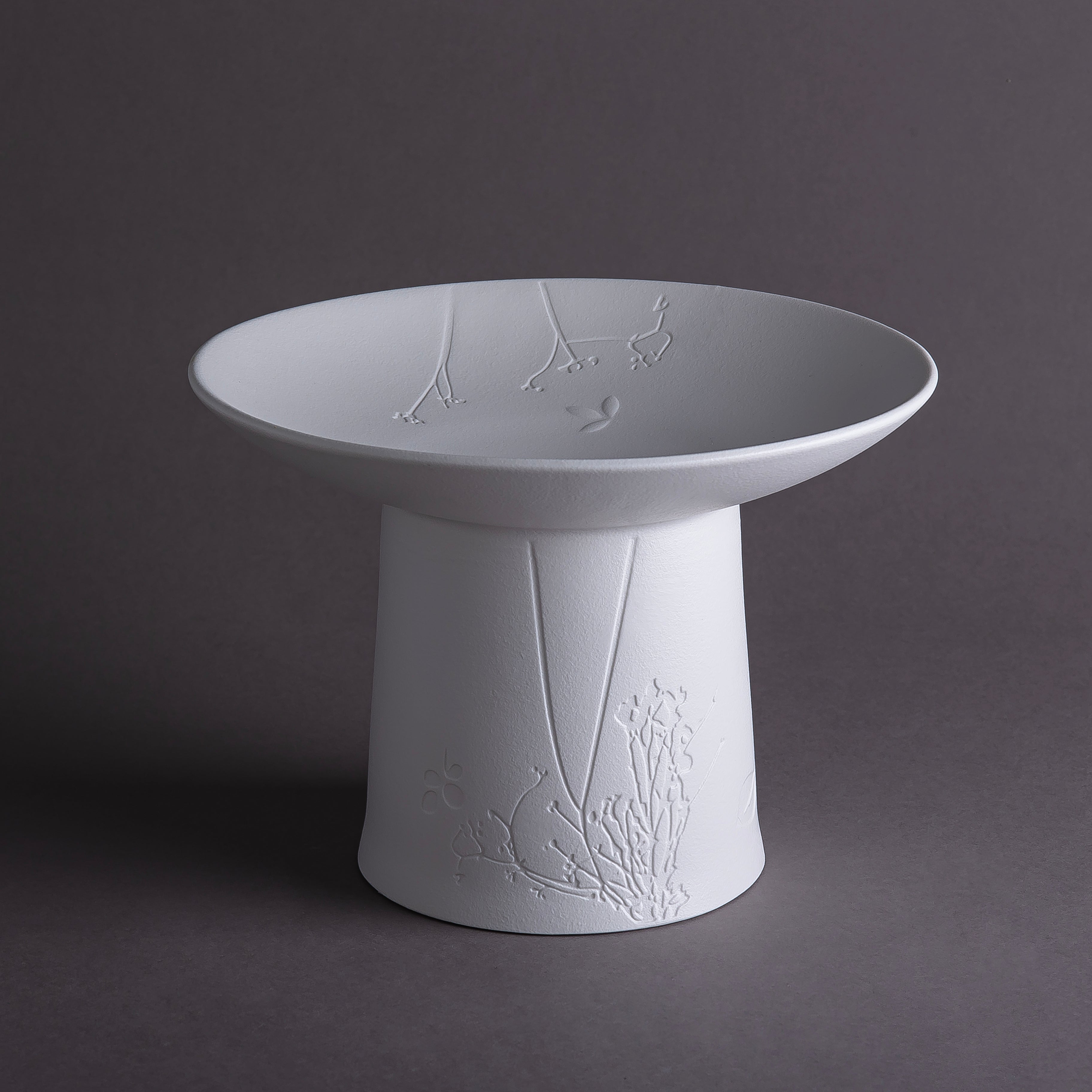 ستاند سيراميك - أبيض مطفي 