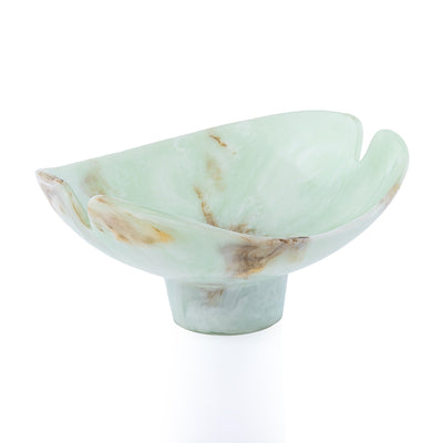 ستاند تقديم من الراتنج كبير - أخضر 