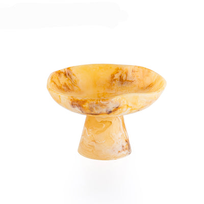Small Resin Circular Stand - Amber