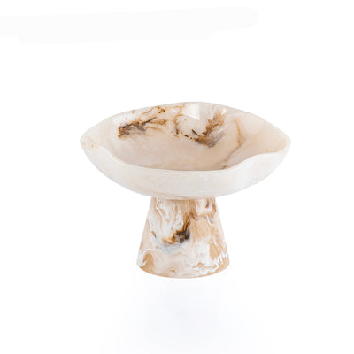 Small Resin Circular Stand - Beige