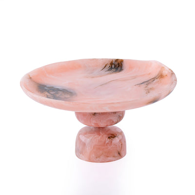 Large Resin Cake Stand - Pink