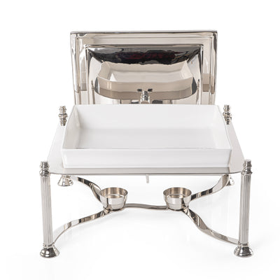 سخان طعام مربع من الإستانلس ستيل - كبير