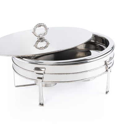4L Durable stainless steel oval chafing dish