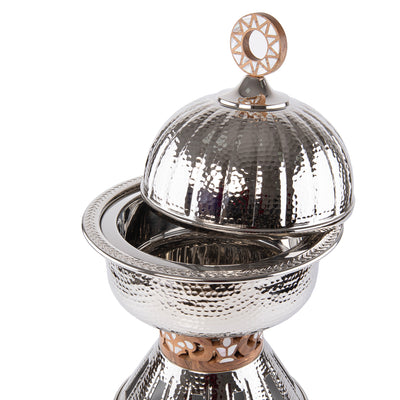 وعاء حافظ حرارة الطعام معدن 3 لتر - فضي