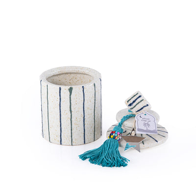 جار قريقعان سيراميك - أزرق