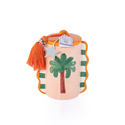 جار قريقعان سيراميك - برتقالي