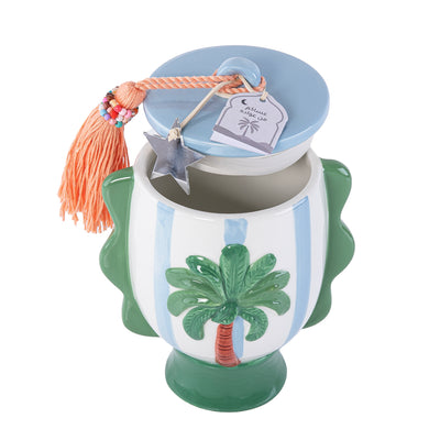 جار قريقعان سيراميك - أزرق فاتح