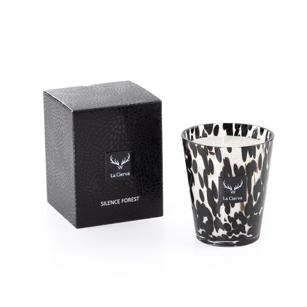 Silence Forest Scented Candle- BLACK from la cierva 900 Gr