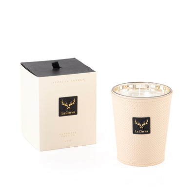 Cashmere Vanilla Scented Candle -CREAMY from la cierva 900 gr