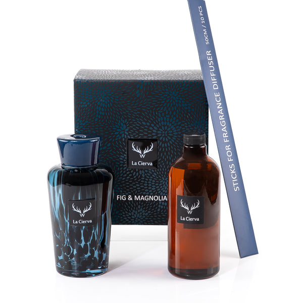 Fig & Magnolia Reed DIFFUSER -BLUE from la cierva 950 ml