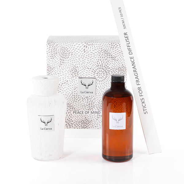 Peace of mind REED DIFFUSER - WHITE from la cierva 950 ml