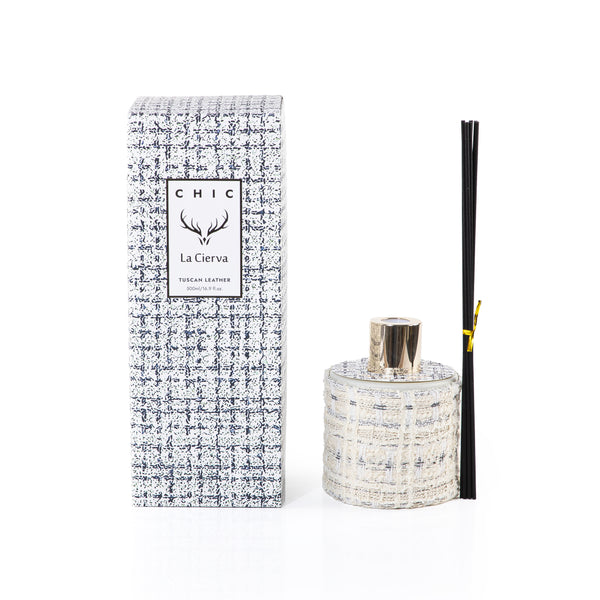 Tuscan leather FRAGRANCE DIFFUSER-BEIGE from la cierva 500 ML