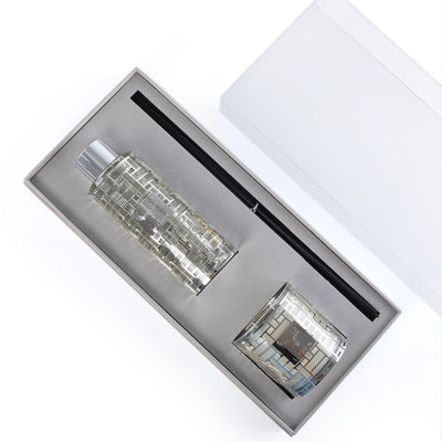 Peace of mind Set of Candle & Diffuser -BEIGE  With acrylic box from la cierva