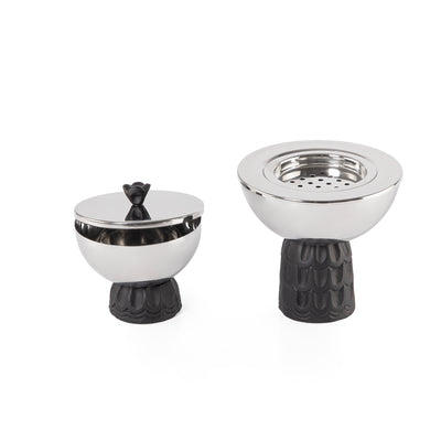 طقم 2 قطعة (مبخر + علبة بخور) مع بوكس هدايا