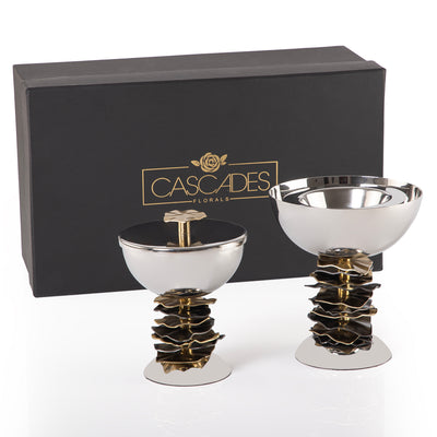 طقم 2 قطعة (مبخر + علبة بخور) مع بوكس هدايا