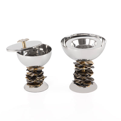 طقم 2 قطعة (مبخر + علبة بخور) مع بوكس هدايا