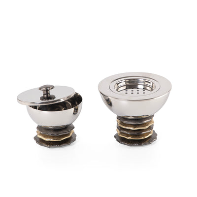 طقم 2 قطعة (مبخر + علبة بخور) مع بوكس هدايا