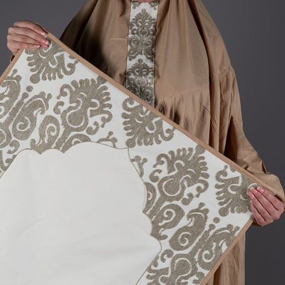 بوكس طقم صلاة مع غطاء أكريليك - بني فاتح 