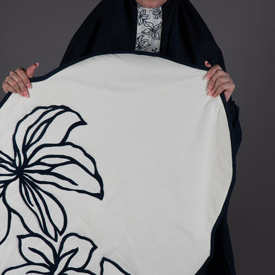 بوكس طقم صلاة مع غطاء أكريليك - أزرق داكن 