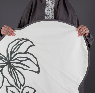 Prayer set box with acrylic cover - grey