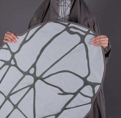 Prayer set box with acrylic cover - grey