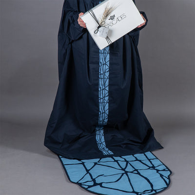 Premium islamic prayer set - dark blue
