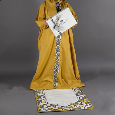 Premium islamic prayer set - off white