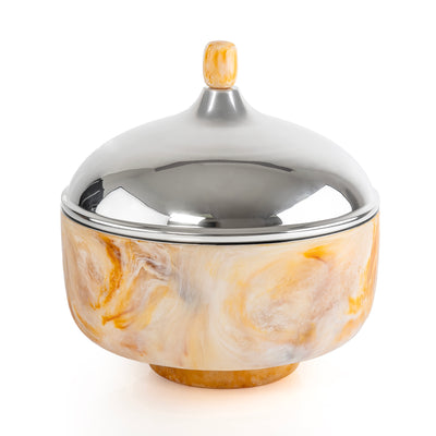 حافظ حرارة الطعام راتنج كبير - عنبر 