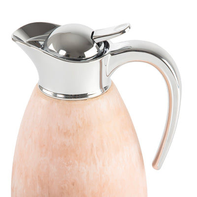 Durable 1.0L resin thermos - pink