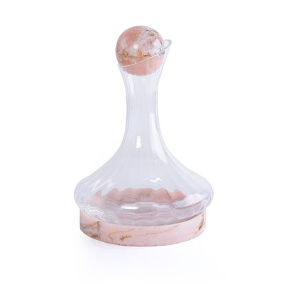 1.8L Glass & Resin Jar - Pink