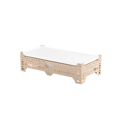 Stylish rectangular ceramic serving plate - Medium size