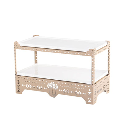 Classy 2-Tier ceramic dessert serving stand