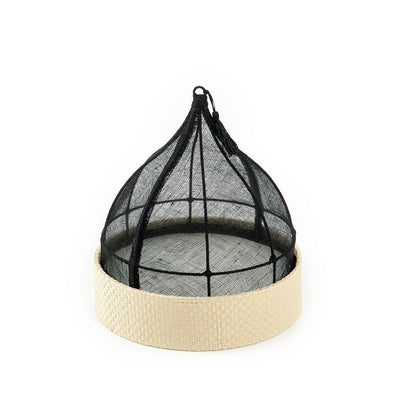 Linen cover with rattan base