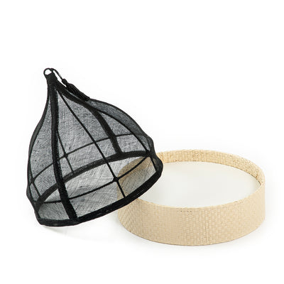 Linen cover with rattan base