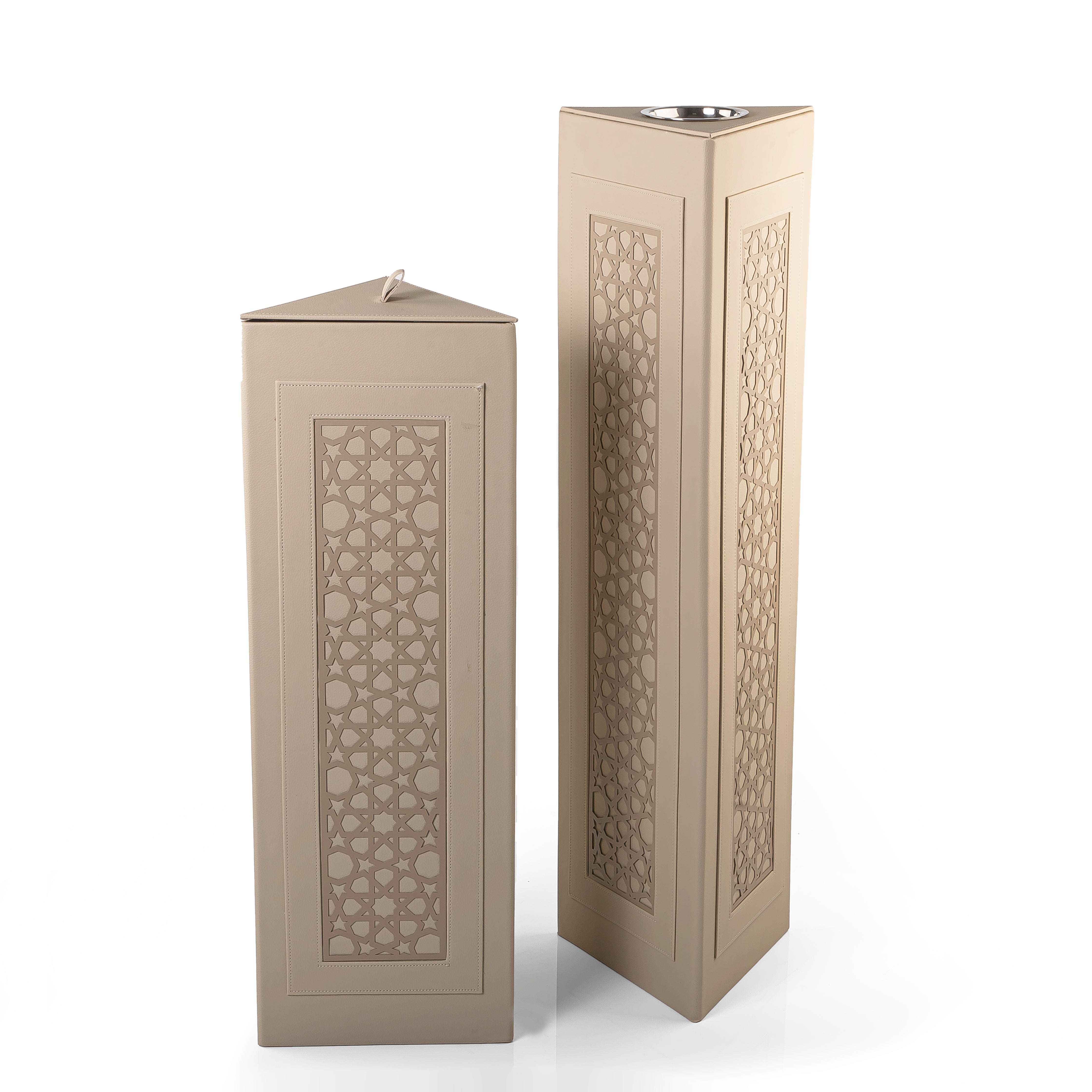 طقم من 2 مبخرة - بيج 