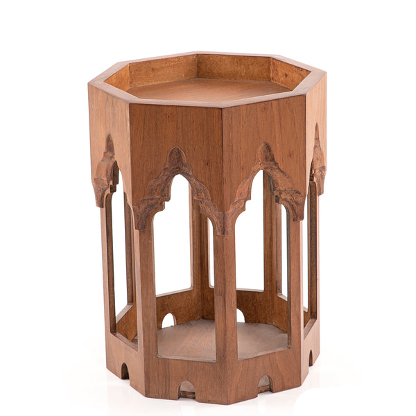 Brown color wooden minaret