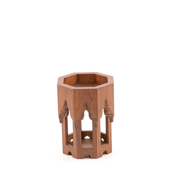 Brown color wooden minaret