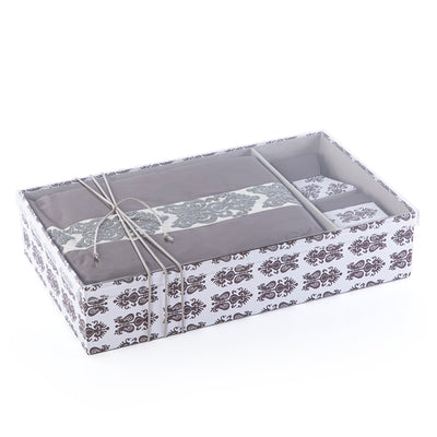 Prayer set box with acrylic cover - dark grey