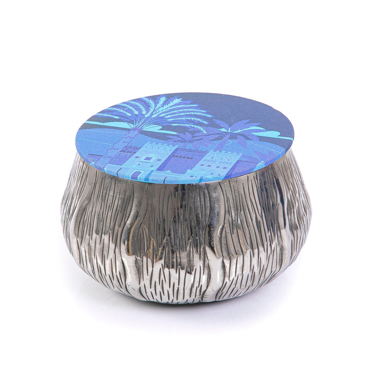 Metal bowl with printed cover - CASCADES