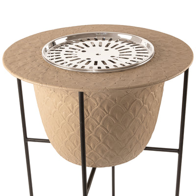 Metal Dua with stand - dusty color