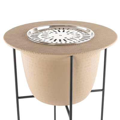 Metal Dua with stand - dusty color