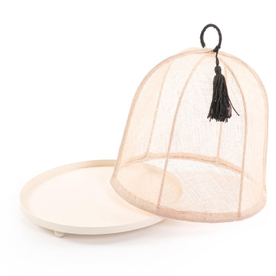 Linen cover with metal base - CASCADES