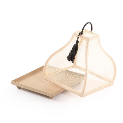 Linen cover with metal base - CASCADES