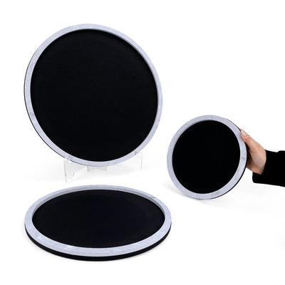  طقم 3 صواني جلد 