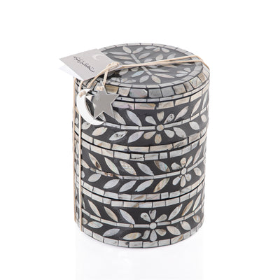 صندوق أسود من 3 طبقات مع غطاء