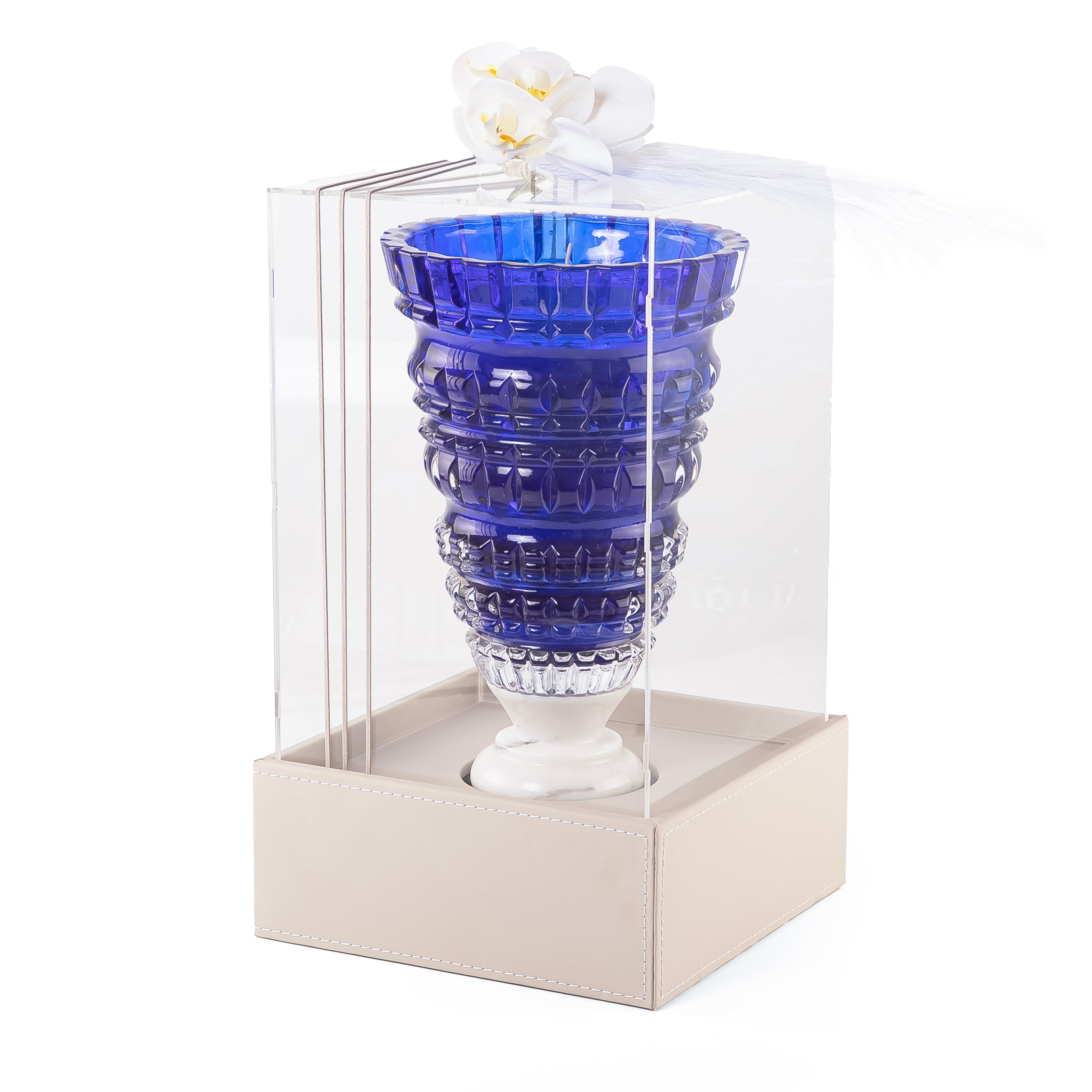 شمعه معطرة Gris مع بوكس اكليريك