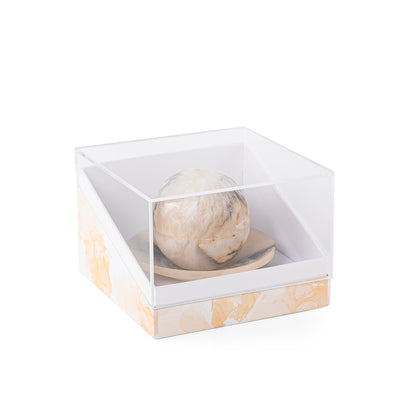 Resin mabkhar with aclyric gift box