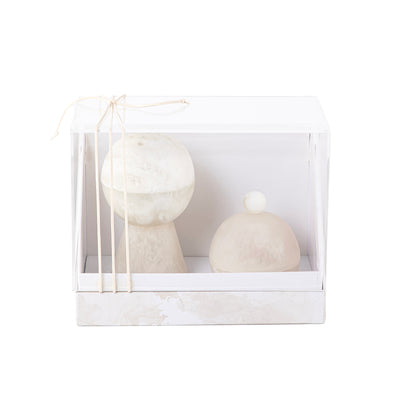 Set of resin mabkhar with aclyric gift box